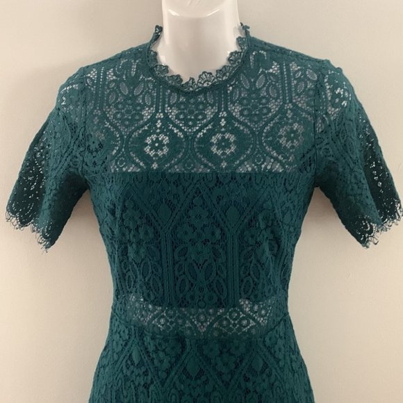 Lulus Remarkable Forest Green Lace Dress - Picture 5 of 10
